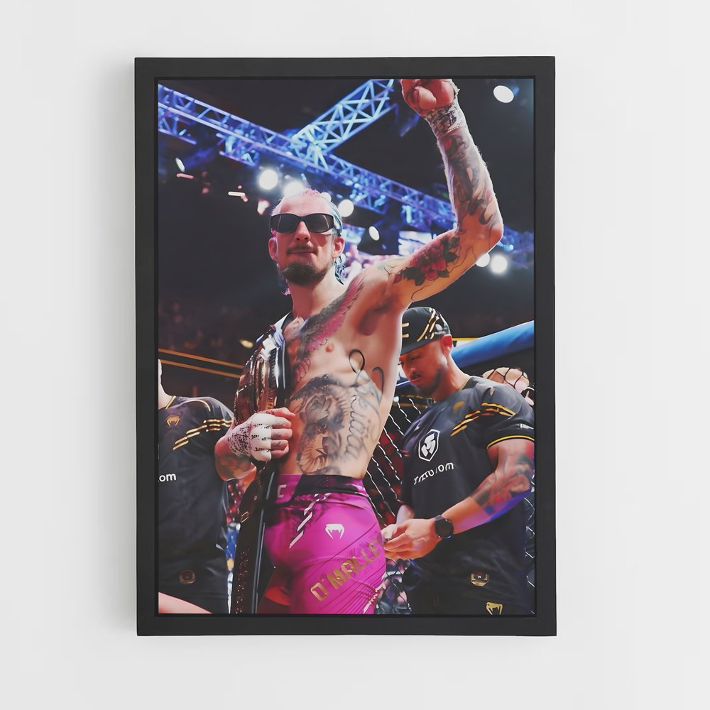 Poster Sean emblématique – affiche MMA (vue 2)